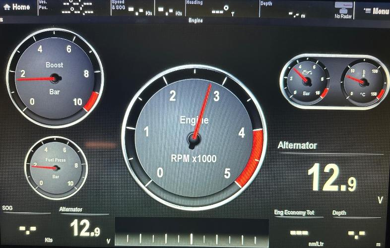 How Can Unichip help enhance your engine data display using NMEA 200 Unichip Marines plug and play ECU not only transforms how your boat performs with increased performance, reduced fuel economy and lower emission's but it can also change the way that you view the data from your engine giving you real time data display direct from the engine using the NMEA 2000 data network. 