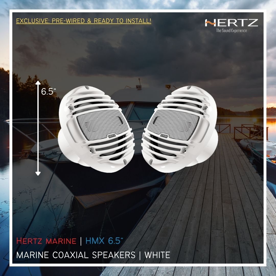 Hertz Marine | HMX 6.5 Inch Speakers (White)