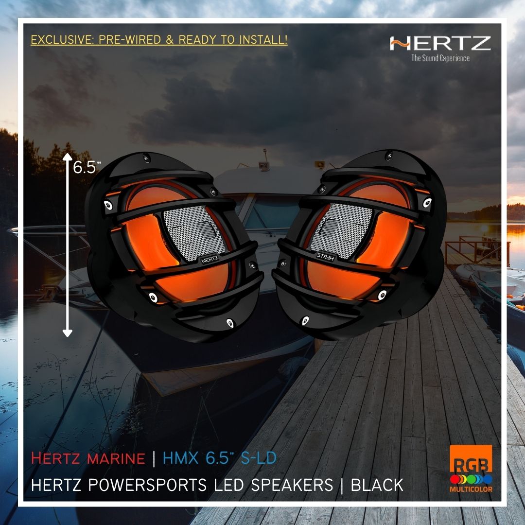 Hertz Marine | PowerSport HMX 6.5 inch LED Speakers